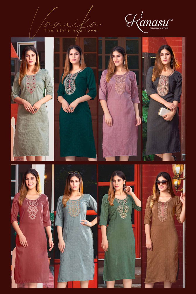 Vamika By Kanasu Designer Kurtis Catalog